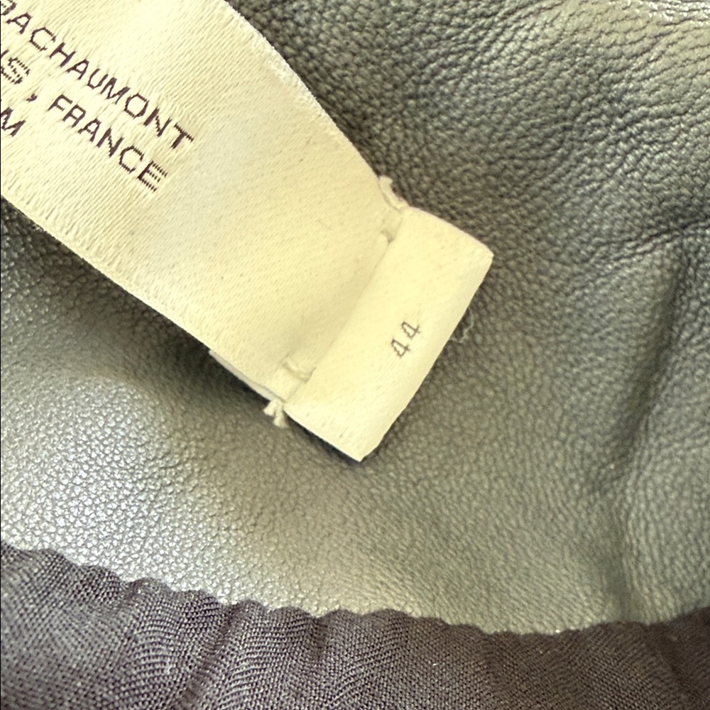IRO Gray Ashville Leather BikerJacket - Picture 9 of 12